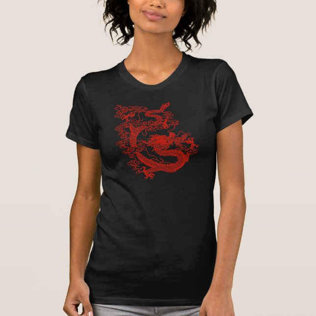 Red Chinese Dragon T-Shirt (Front)