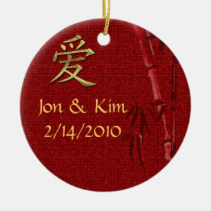 Red-Chinese Wedding Favour Ornament