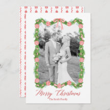 Red Chinoiserie Ornament Garland Grandmillenial 