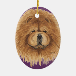 red chow Ornament