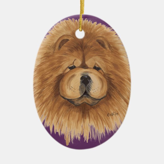 red chow  Ornament (Front)