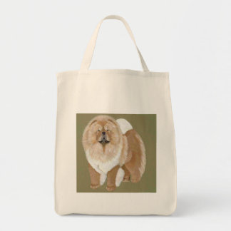 Red Chow standing Tote Bag