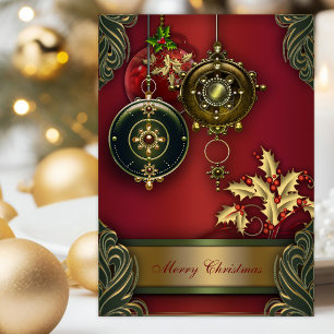 Red Christian Christmas Cards