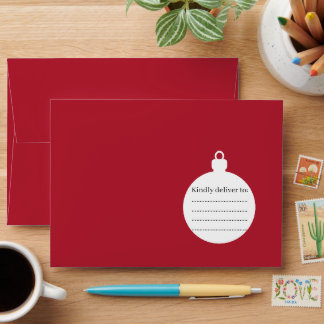 Red Christmas A7 Envelope