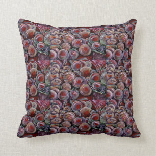 Red Christmas Balls Cushion