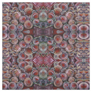 Red Christmas Balls Fabric