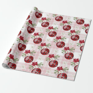 Red Christmas Balls Wrapping Paper