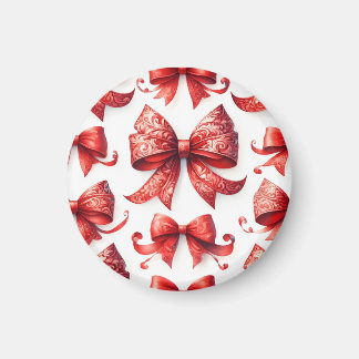 Red Christmas Bows Magnet