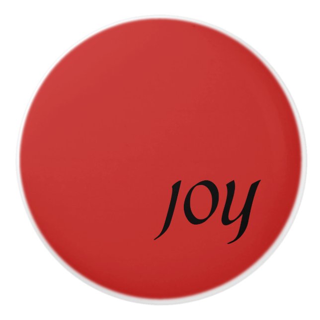 Red Christmas Ceramic Pull (Front)