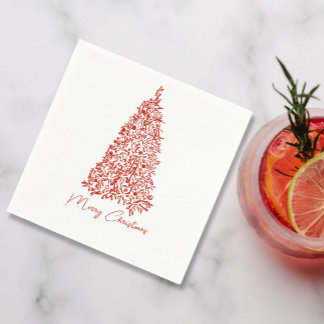 Red Christmas Dinner  Napkin