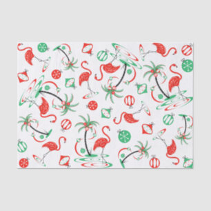 Red Christmas Flamingo Multi tissue papere Paper