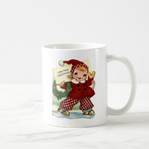 Red Christmas Greetings Coffee Mug