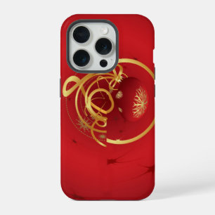 Red Christmas Jingle Bells Have a Blessed Nice Day iPhone Case