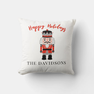 Red Christmas Nutcracker Cushion