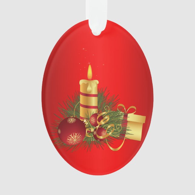 Red Christmas Ornament (Front)