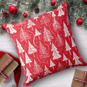 Red Christmas Pattern#6 ID1009 Cushion