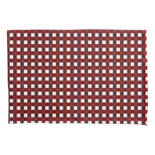 Red Christmas Pattern Fleece Blanket Pillowcase