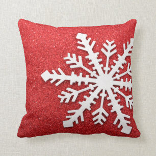Red Christmas Sparkles Cushion