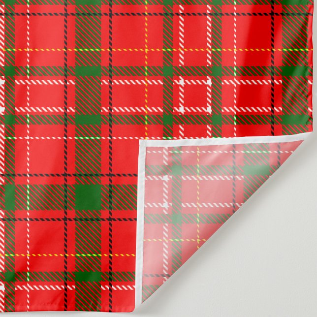 Red Christmas Tartan Plaid Pattern Design  Tapestry (Creator Uploaded)