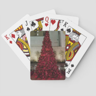 Red Christmas Tree - NYC Playing Cards