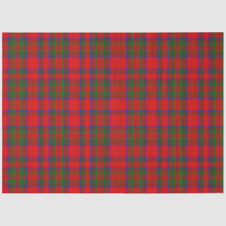 Red Christmas Wool Texture Plaid Tissue Paper