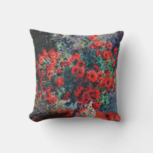 Red Chrysanthemum, Monet Cushion