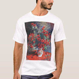 Red Chrysanthemum, Monet T-Shirt