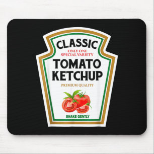 Red Chup Diy Halloween Costume Matching Group Mouse Pad