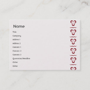 Red Cintemani - Chubby Business Card