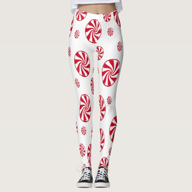 Red circle  leggings (Front)