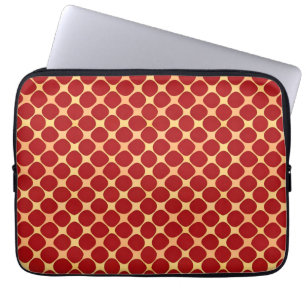 🔴 Red Circle Pattern For Modern Tech Style Sleeve
