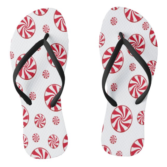 Red circle  thongs (Footbed)