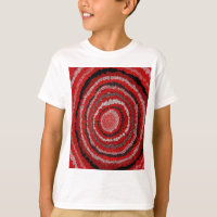 Red Circular Designer Pattern