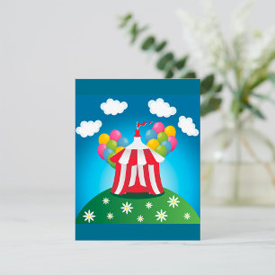 Red Circus Tent Invitations