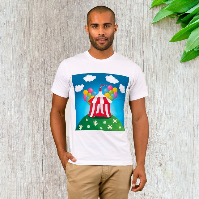 Red Circus Tent Mens T-Shirt (Creator Uploaded)