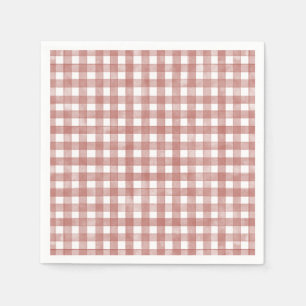 Red Classic Gingham Napkin