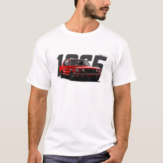 Red Classic Retro Muscle Car Mustang 1965 T-Shirt