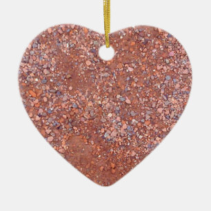 Red Clay Court, Gravel, Shale Stone Brick, Tennis Ceramic Tree Decoration