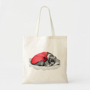 Red Cloak for Autumn Strolls Tote Bag