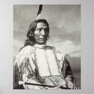 Red Cloud Chief (1822-1909) 1880 (b/w photo) Poster