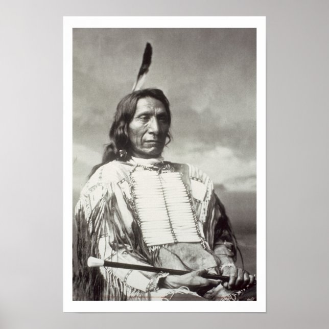 Red Cloud Chief (1822-1909) 1880 (b/w photo) Poster (Front)
