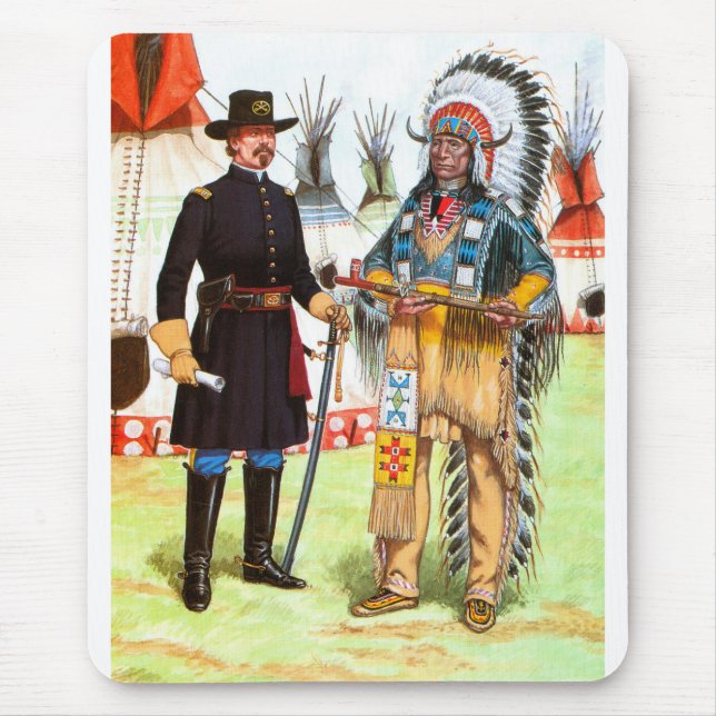 Red Cloud, Chief of the Oglala Sioux Mouse Pad (Front)