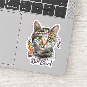 Red cloud cute cat