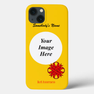 Red Clover Ribbon Template by Kenneth Yoncich iPhone 13 Case