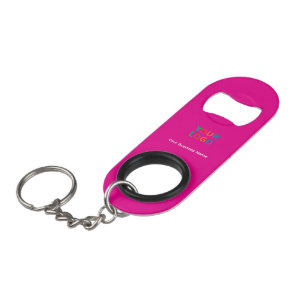 Red Colour Bottle Opener Custom Text Bar Key Gift