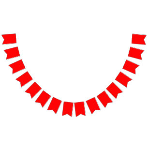 Red colour bunting 