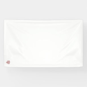 Red Colour decorative Design Vinyl Banner 