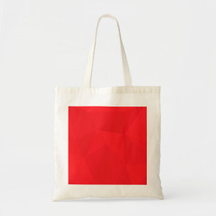 Red, cool, unique, trendy, urban geometric design tote bag
