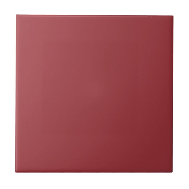 Red Coordinating Ceramic Tile (Front)