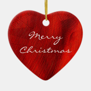 Red Copper Heart Ornament